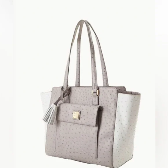 Large Ostrich East West Shopper - Picture 5 of 13